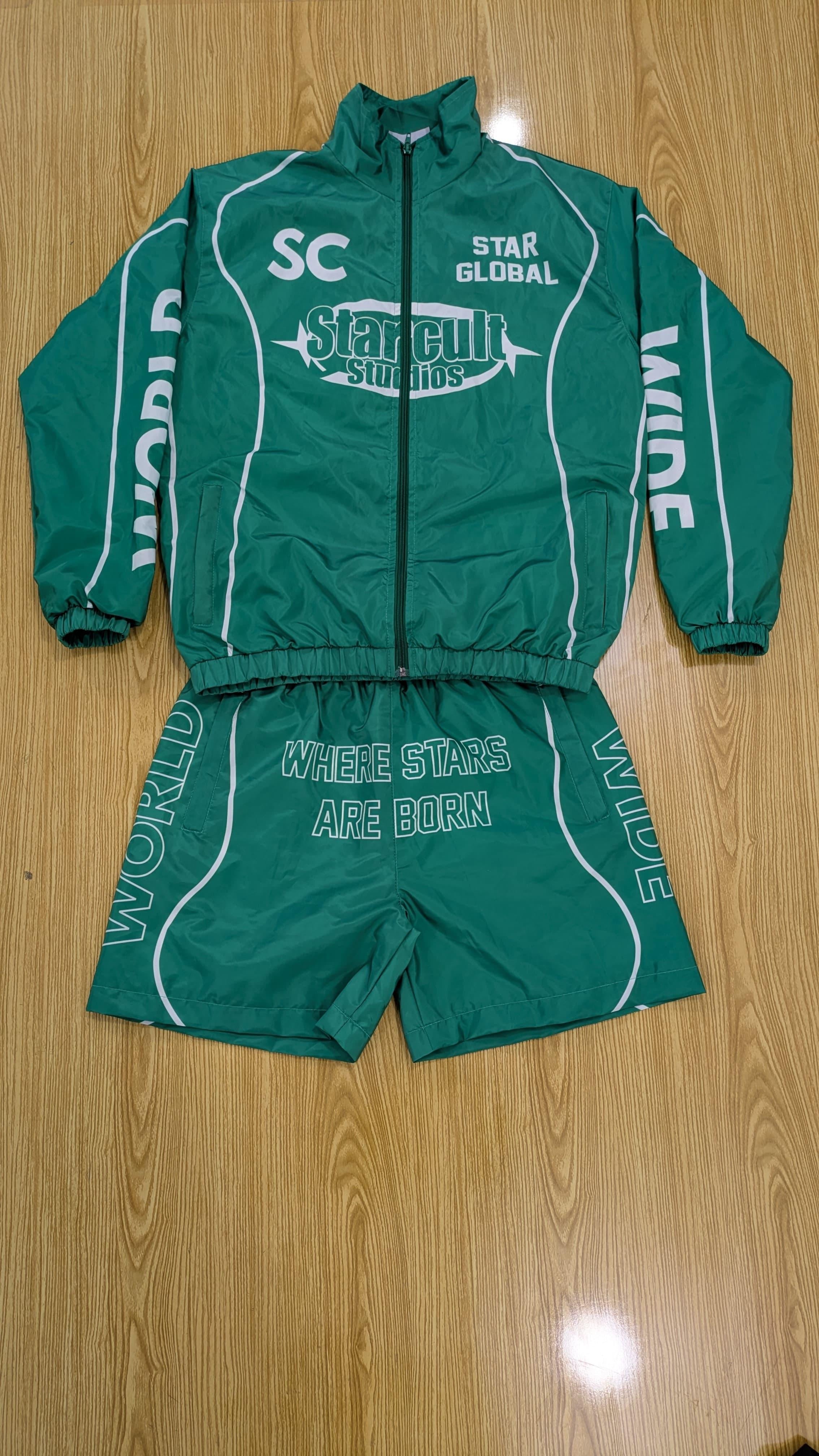 Windbreaker Shorts Set